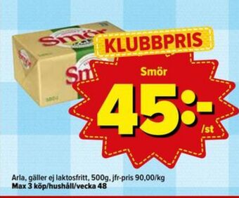 Östenssons Svenskt smör erbjuda