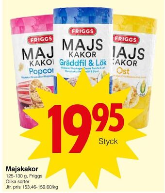 Matöppet Majskakor erbjuda