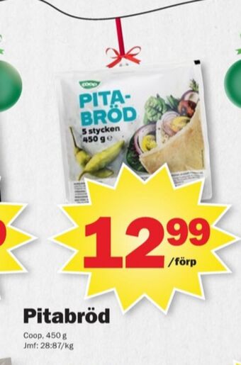 Pekås Coop pitabröd erbjuda