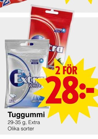 Matöppet Tuggummi erbjuda
