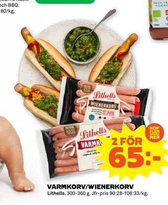 Stora Coop Varmkorv/wienerkorv erbjuda