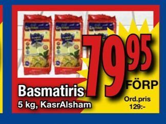 Supergrossen Basmatiris erbjuda