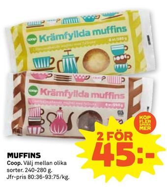 Stora Coop Muffins erbjuda