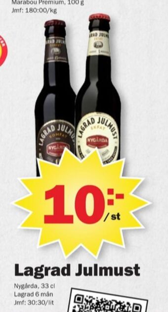 Pekås Nygårda julmust erbjuda