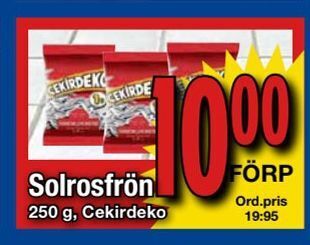 Supergrossen Solrosfrön erbjuda