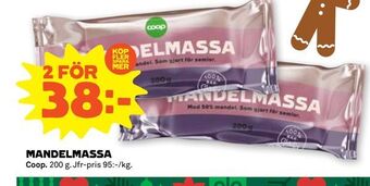 Stora Coop Mandelmassa erbjuda