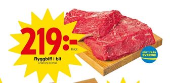 Matöppet Jm chark ryggbiff erbjuda