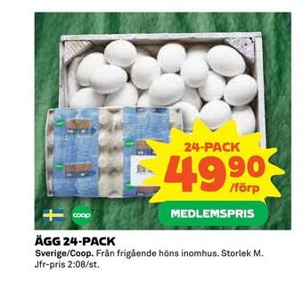 Coop Extra Ägg 24-pack erbjuda