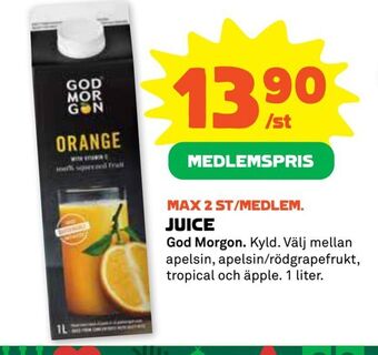 Stora Coop Juice erbjuda
