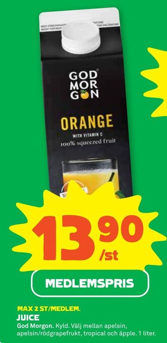 Coop Forum Juice erbjuda