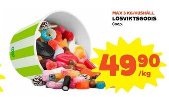 Stora Coop Lösviktsgodis erbjuda