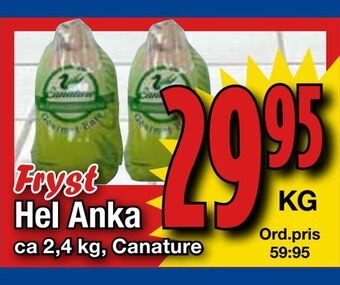 Supergrossen Hel anka erbjuda
