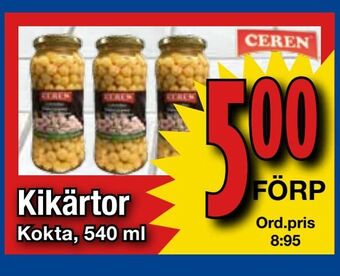 Supergrossen Kikärtor erbjuda