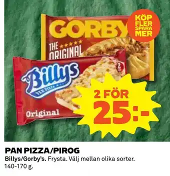 Coop Pan pizza/pirog erbjuda