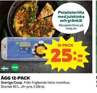 Coop Ägg 12-pack erbjuda