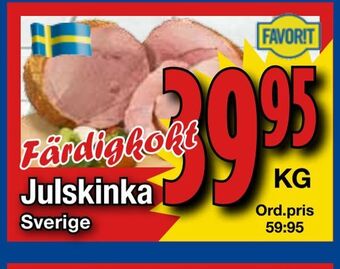 Supergrossen Julskinka erbjuda