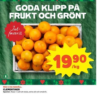 Coop Clementiner erbjuda