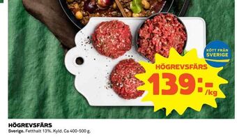 Coop Högrevsfärs erbjuda