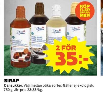 Coop Sirap erbjuda