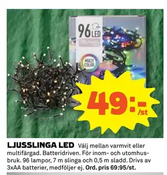 Coop Ljusslinga led erbjuda