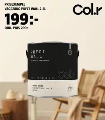 Bauhaus Prisexempel Väggfärg PrfctWall 2.5 l erbjuda