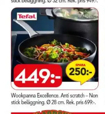 Bo Ohlsson Tefal wokpanna erbjuda