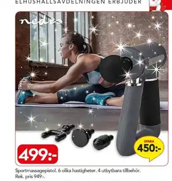 Bo Ohlsson Nedis massageapparat erbjuda