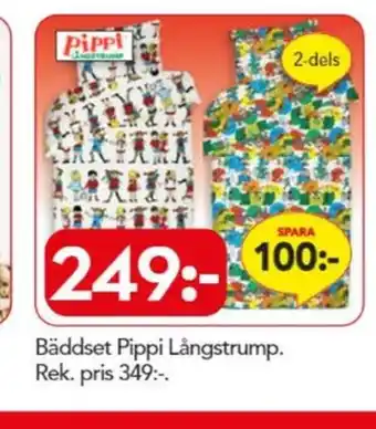 Pippi långstrump bäddset