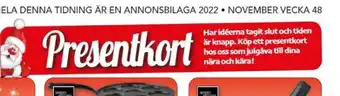 Bo ohlsson presentkort
