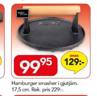 Bo Ohlsson Senso kitchen hamburgerpress erbjuda