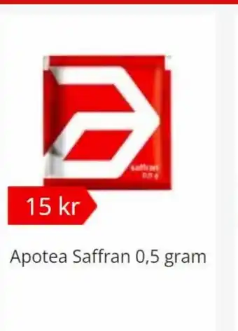 Apotea Apotea Saffran 0.5 gram erbjuda