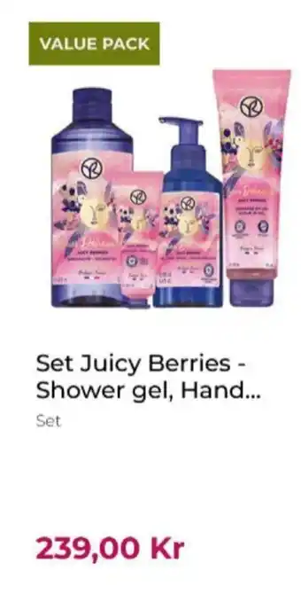 Set Juicy Berries - Shower Gel, Hand