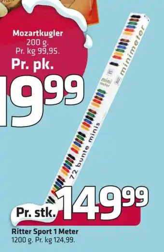 Fleggaard Ritter Sport 1 Meter erbjuda