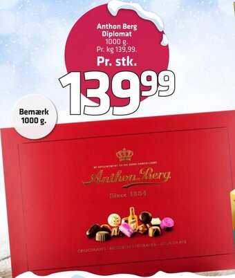 Fleggaard Anthon Berg Diplomat erbjuda