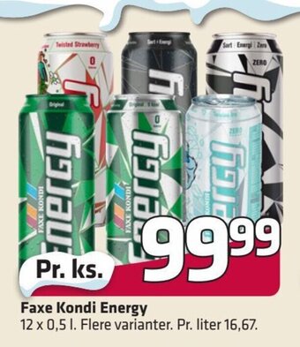 Fleggaard Faxe Kondi Energy erbjuda