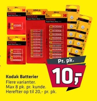 Fleggaard Kodak Batterier erbjuda