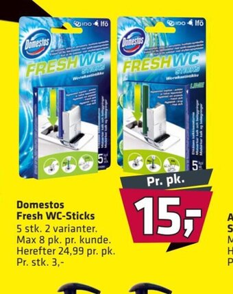 Fleggaard Domestos Fresh WC-Sticks erbjuda