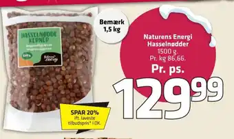 Fleggaard Naturens Energi Hasselnødder erbjuda