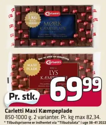Carletti Maxi Kæmpeplade