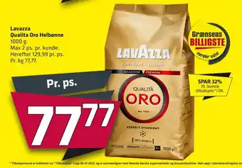 Fleggaard Lavazza Qualita Oro Helbønne erbjuda