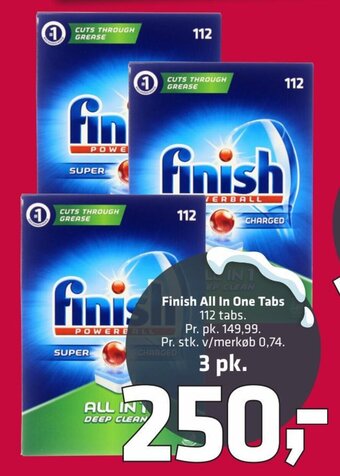 Fleggaard Finish all in one Tabs erbjuda