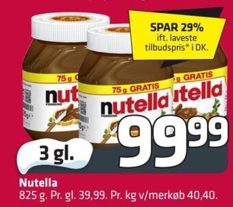 Fleggaard Nutella erbjuda