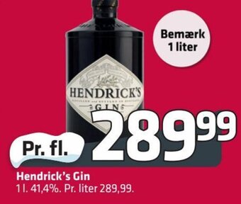 Fleggaard Hendrick's Gin erbjuda