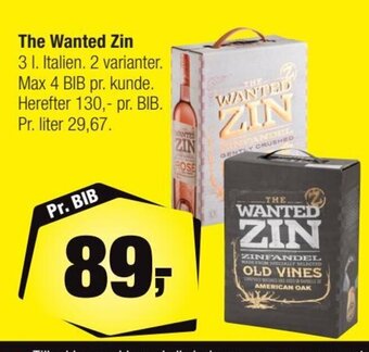 Calle The Wanted Zin erbjuda