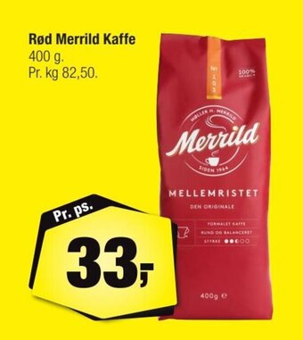 Calle Rød Merrild Kaffe erbjuda