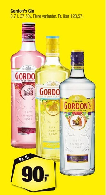 Calle Gordon's Gin erbjuda
