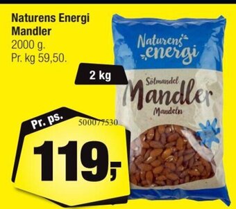 Calle Naturens Energi Mandler erbjuda