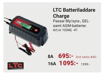 Erlandsons Brygga Ltc batteriladdare charge erbjuda