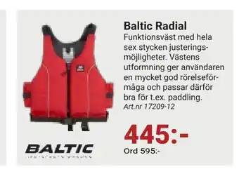 Erlandsons Brygga Baltic radial erbjuda