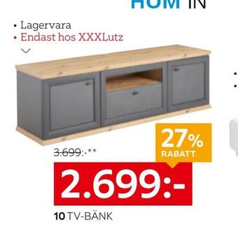 XXXLutz Tv-bänk "laurey" erbjuda